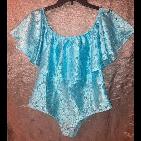 Ruffles & Lace Bodysuit - Picture 1 of 4